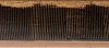 Saumon et noir stri� 80X20 mm